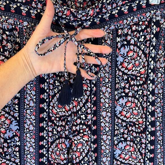 Liz Claiborne Pants Large Loungewear Challis Crop NWOT - Picture 8 of 11